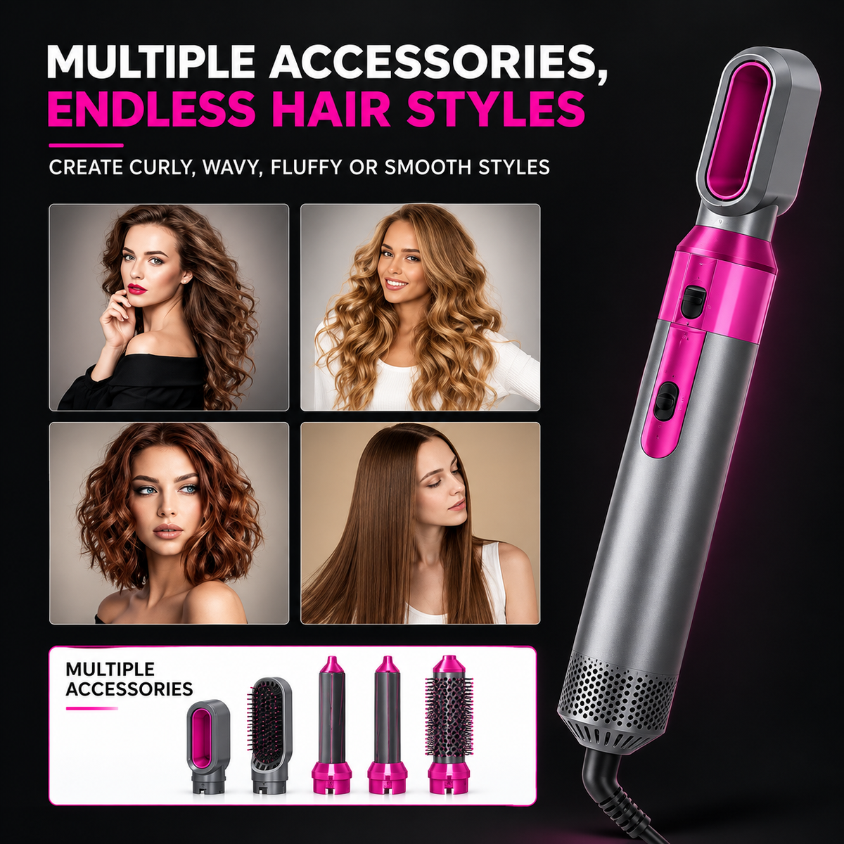 Hot Air Brush (5-in-1)